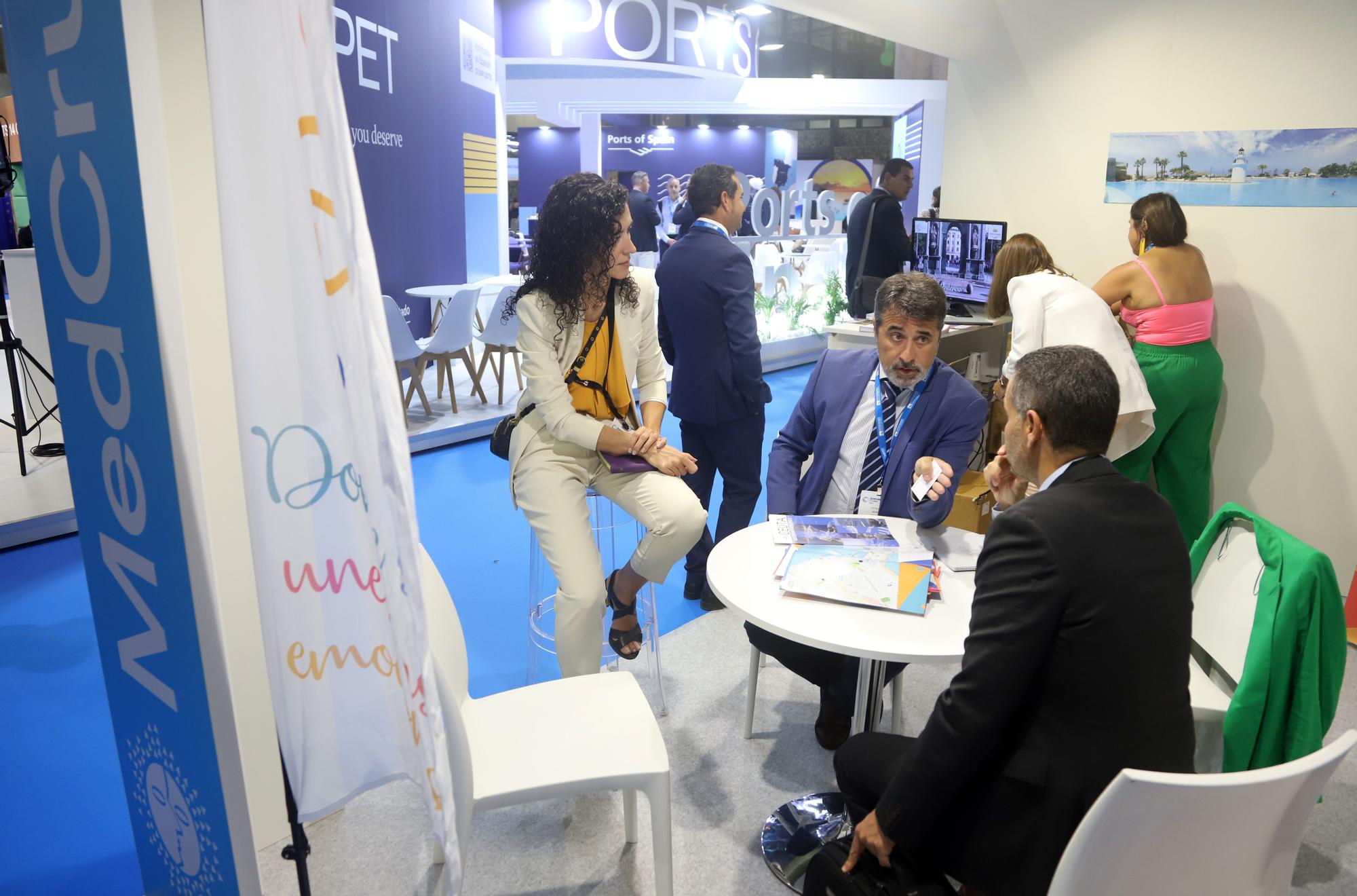 El Palacio de Ferias y Congresos acoge la feria de cruceros Seatrade Cruise Med