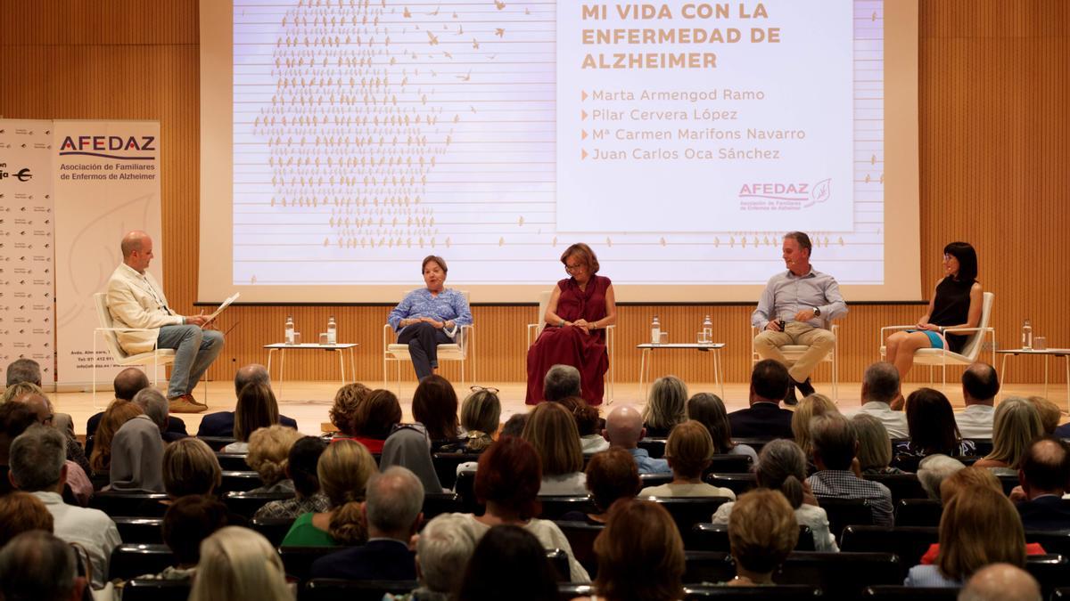 Charla en el Patio de la Infanta, esta tarde, sobre 'Mi vida con la enfermedad de alzheimer'.