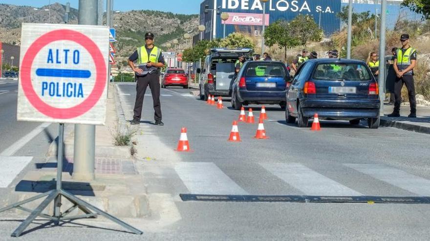 El control de la Policía Local de Petrer