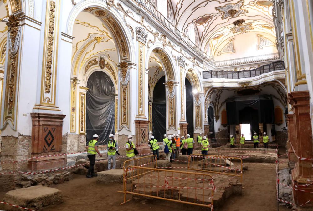 Obras de restauración en la Iglesia de los Santos Mártires