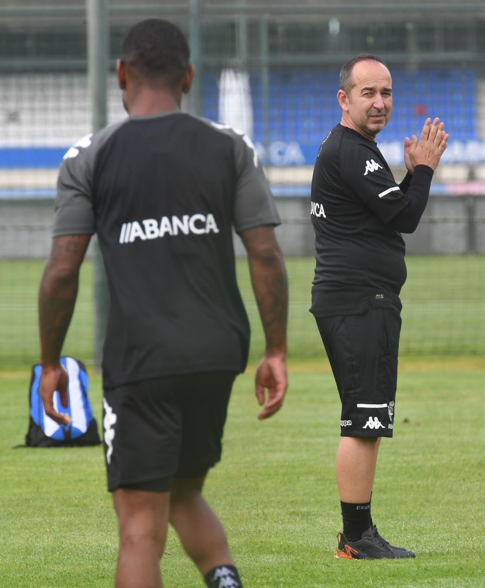 Segundo día de trabajo para el Deportivo