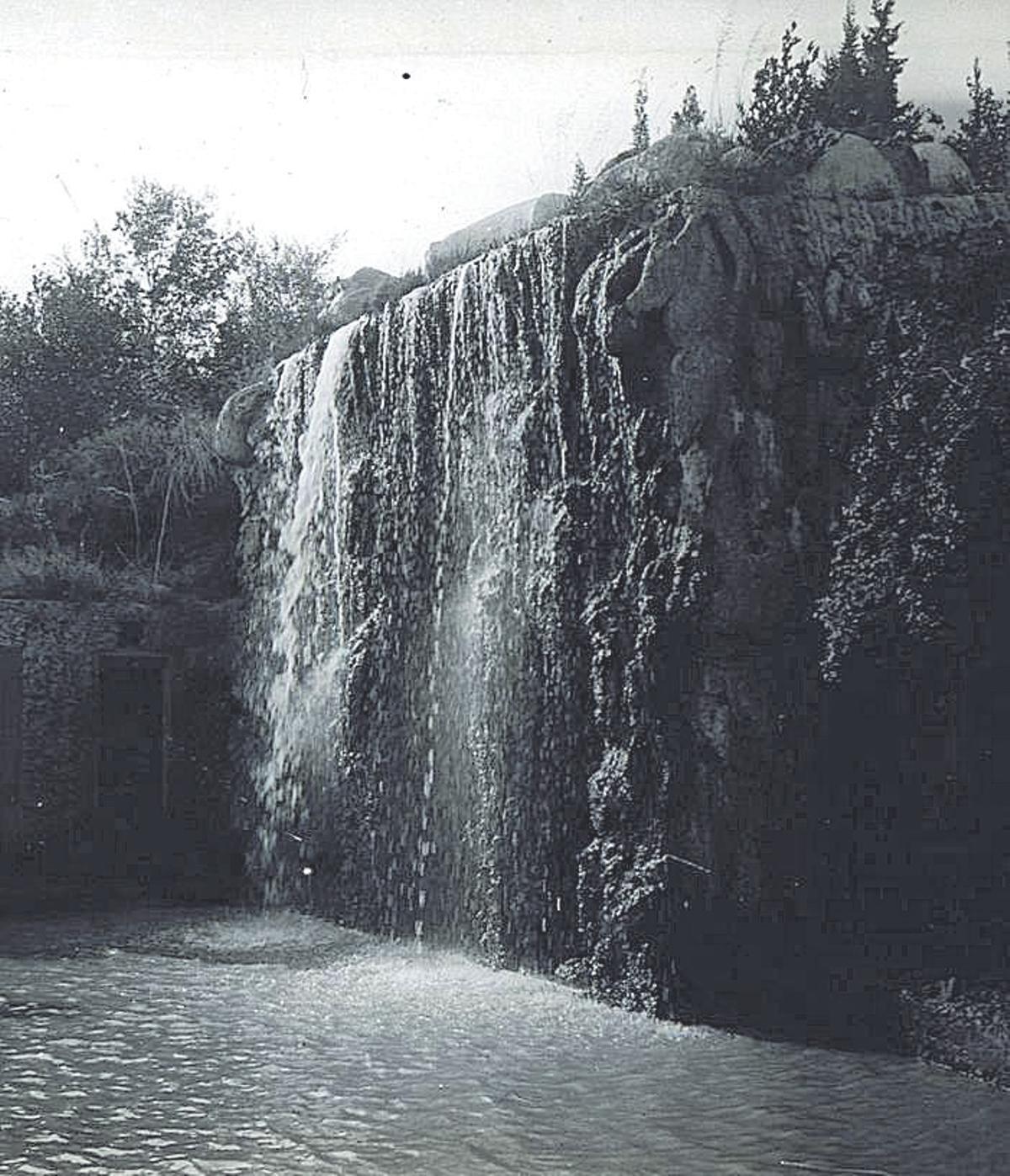 La Quinta Julieta. Cascada, c. 1904. Cortesía de Javier España Tolosa Producciones.