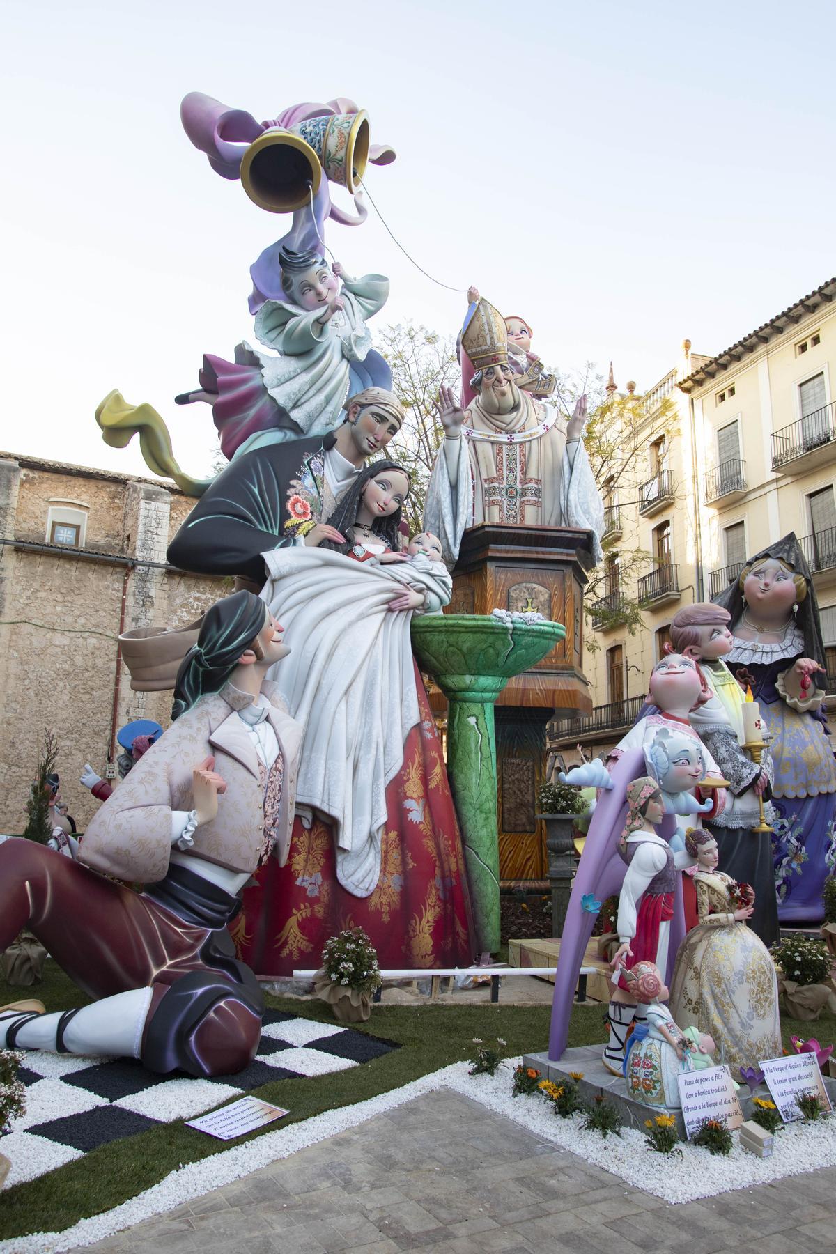 Falla Plaça Major de Carcaixent.