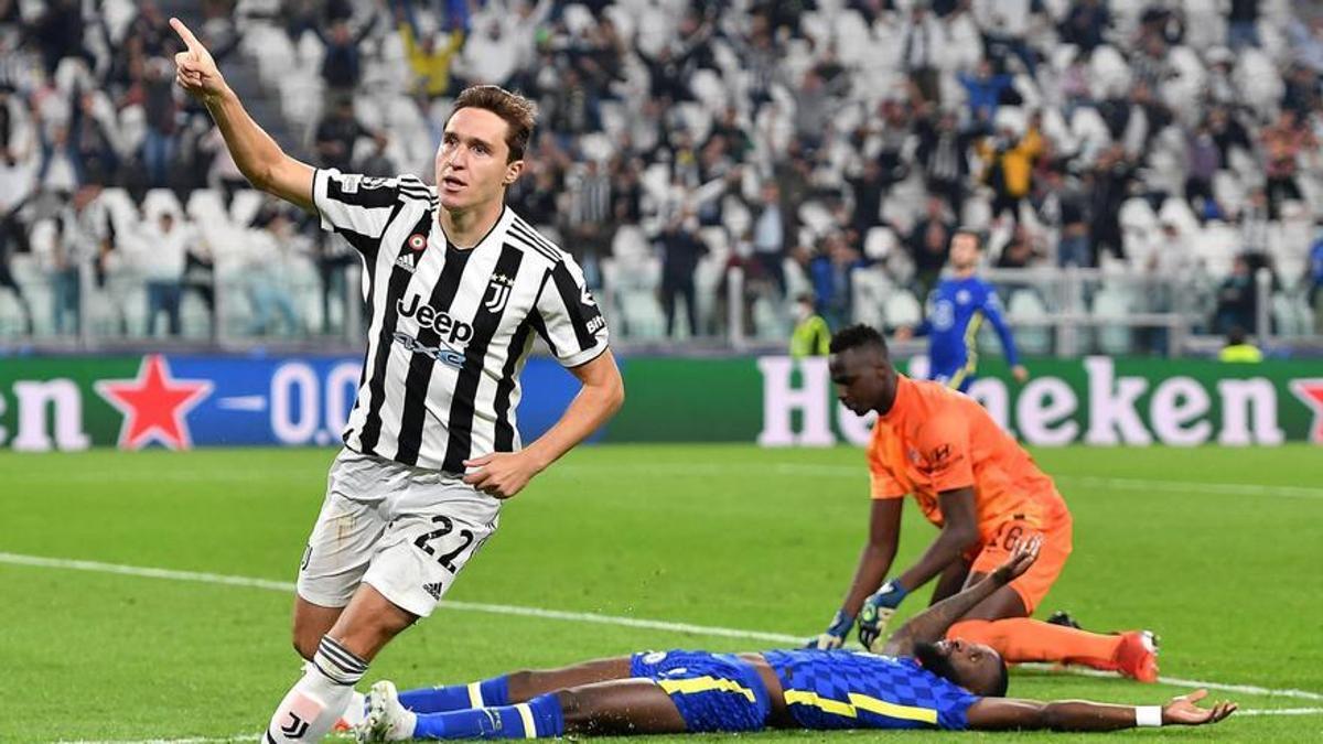 Chisa, jugador de la Juventus de Turin.