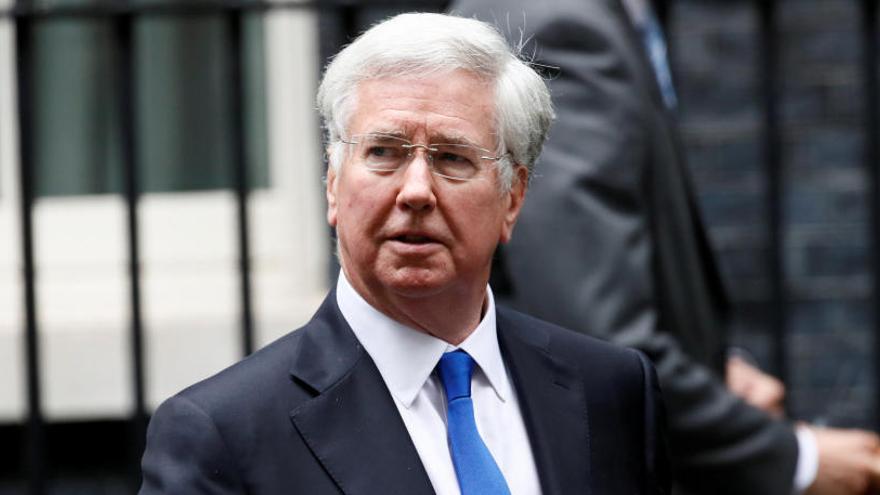 El ya exministro de Defensa británico, Michael Fallon.