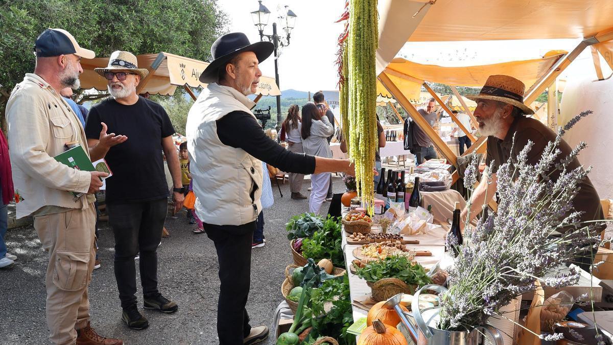 La feria de productos ecológicos de Sant Llorenç en una imagen de archivo