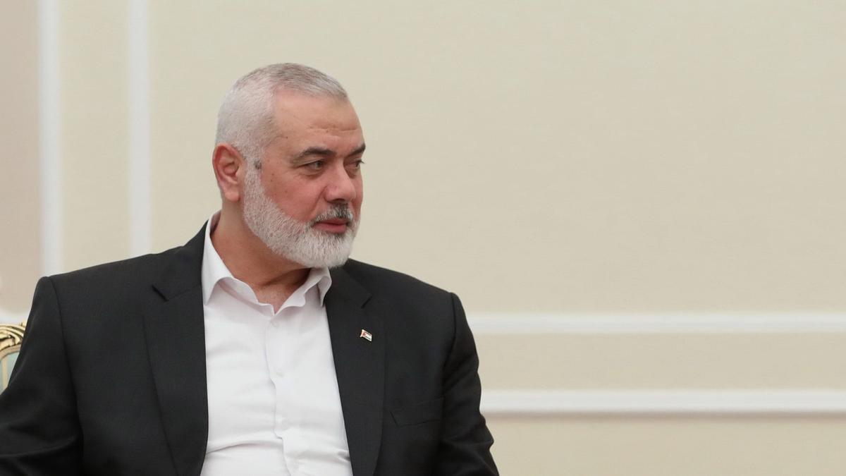 El líder de Hamás, Ismail Haniye.