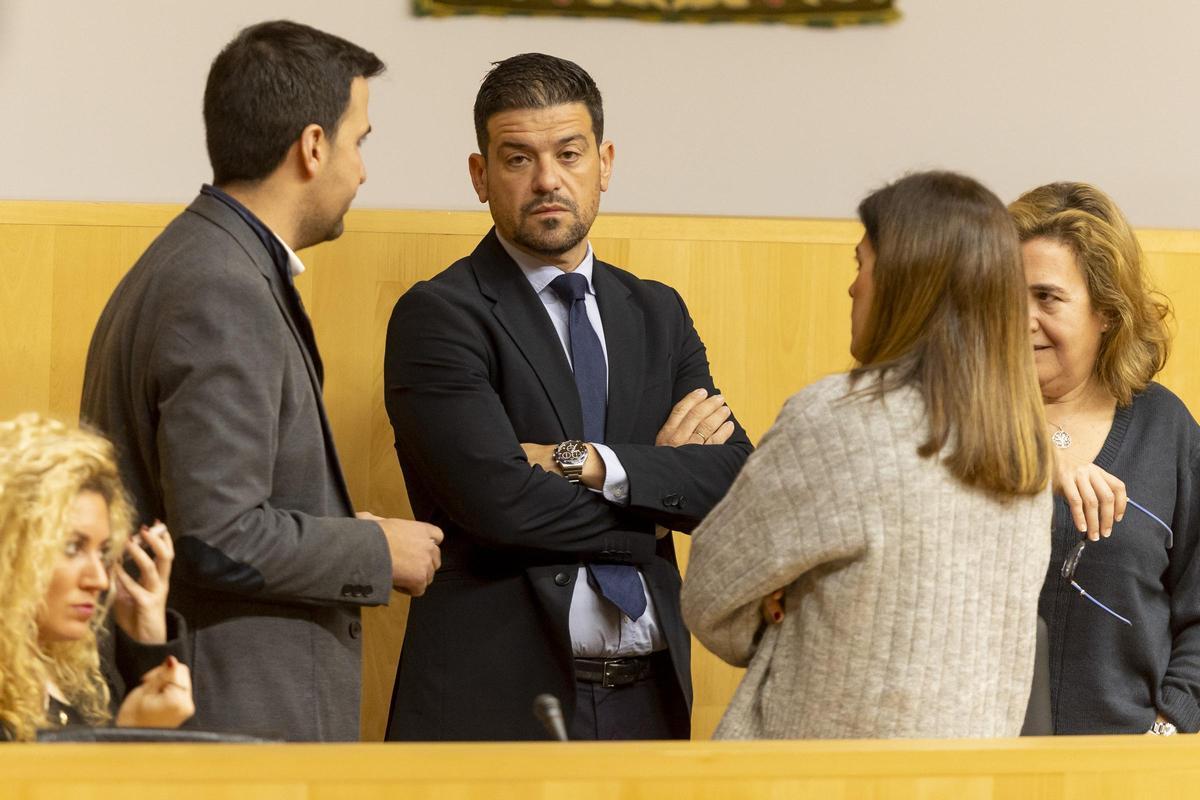 Cristóbal Ortega, en el Pleno.