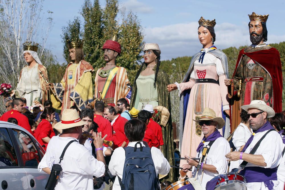 El 65è aniversari dels gegants de Salt aplega més d''una vintena de colles