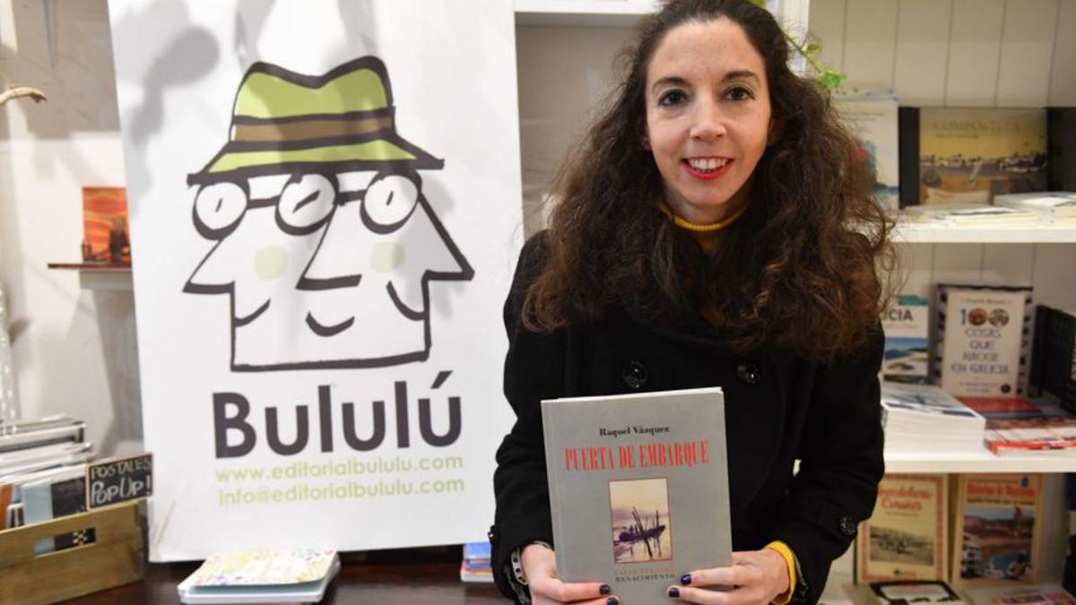 Raquel Vázquez, en Librería Bululú. |   // VÍCTOR ECHAVE