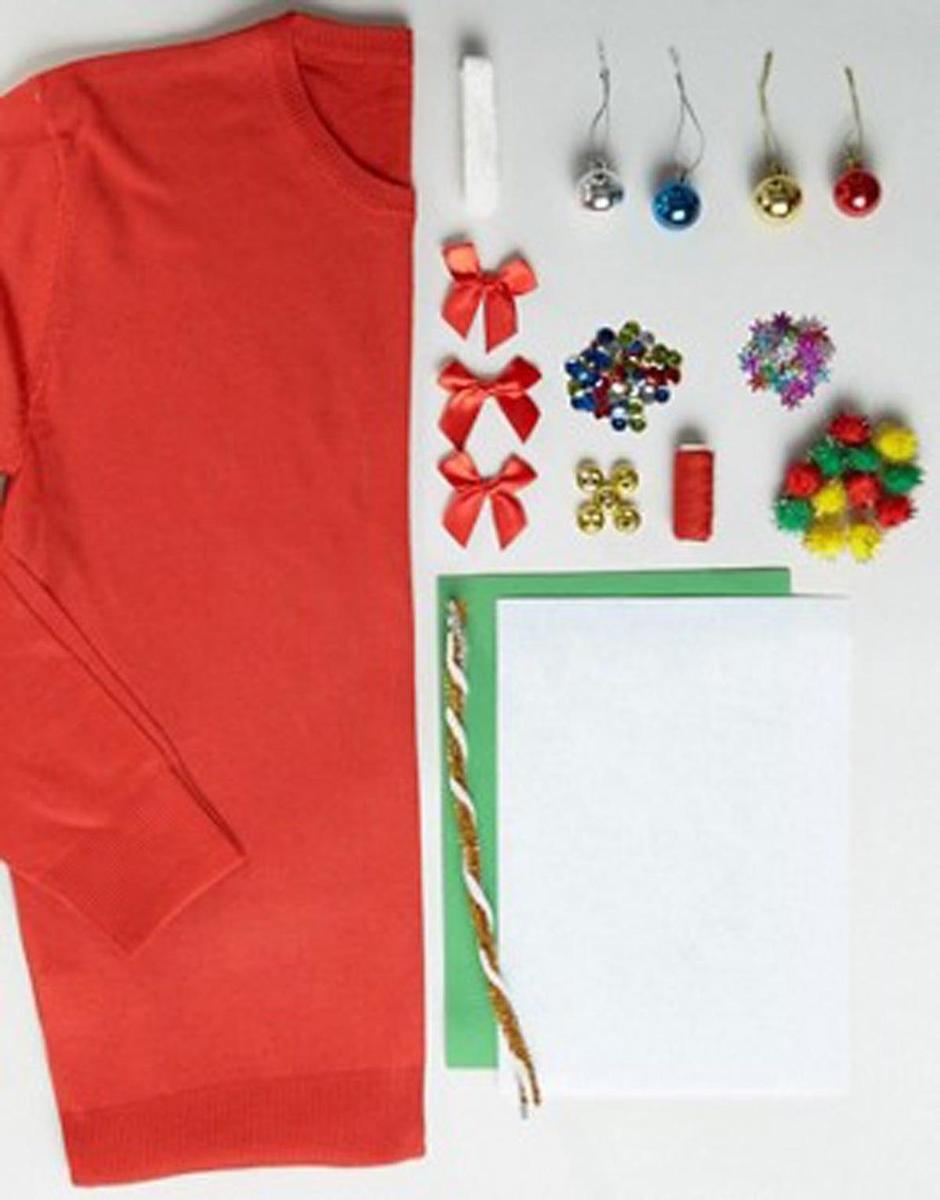 Set DIY para hacerte tu jersey navideño de Paperchase en Asos (Precio: 21,99 euros)