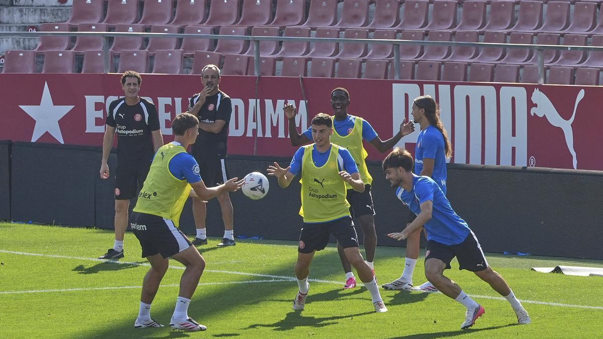 Les millors imatges de l'entrenament del Girona FC