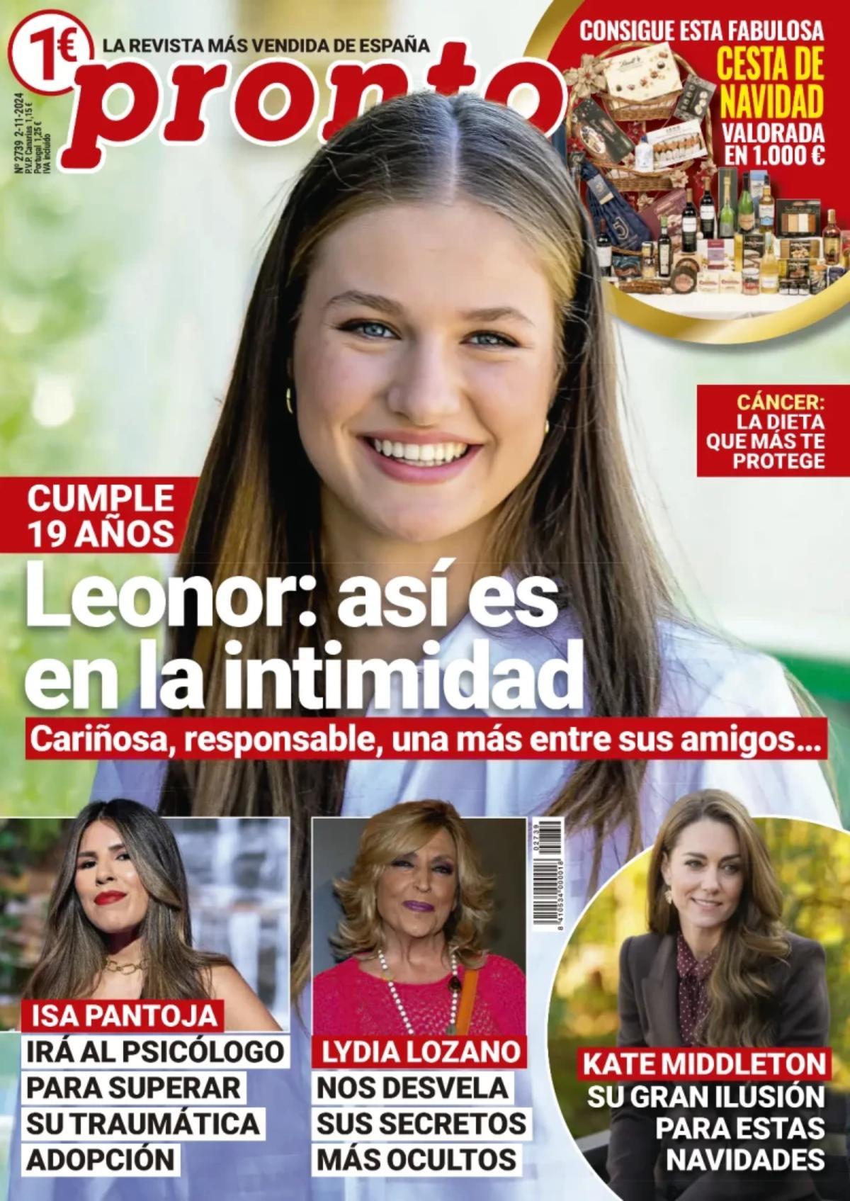 Portada revista Pronto del 28 de octubre de 2024