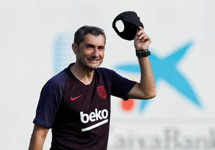 Primer entrenament de la pretemporada del Barça