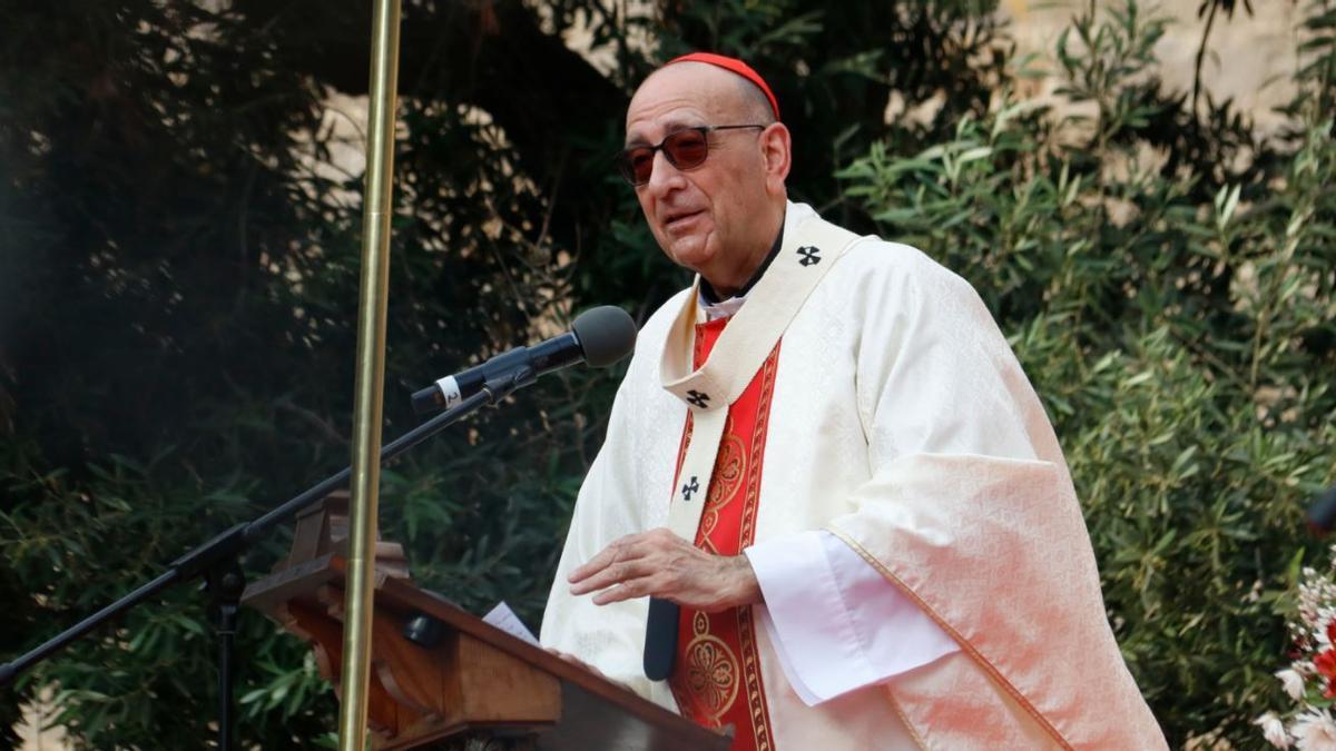 El cardenal Joan Josep Omella durant la homilia de la missa de Corpus