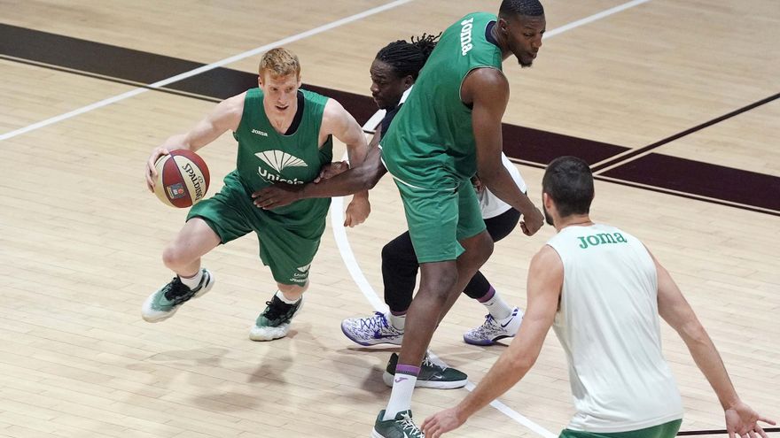 El Unicaja ya se entrena en Belgrado