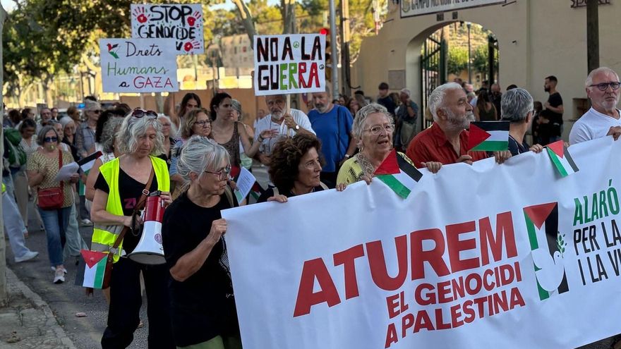 &quot;Lasst uns den Genozid stoppen&quot;: So ist Mallorca für die Menschen in Palästina auf die Straße gegangen
