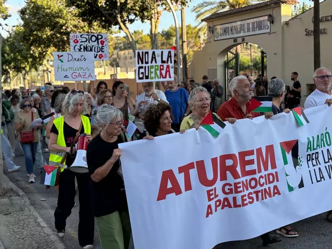 "Lasst uns den Genozid stoppen": So ist Mallorca für die Menschen in Palästina auf die Straße gegangen