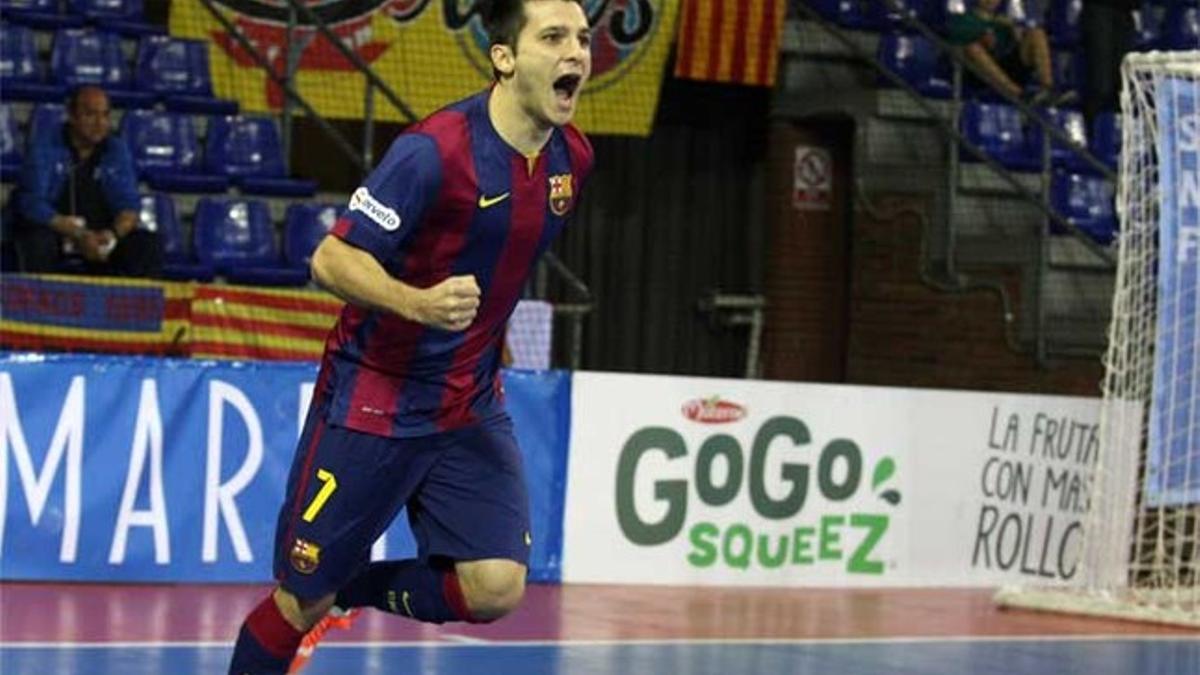 Dyego Henriques fue decisivo para el Barça en el Palau de Son Moix