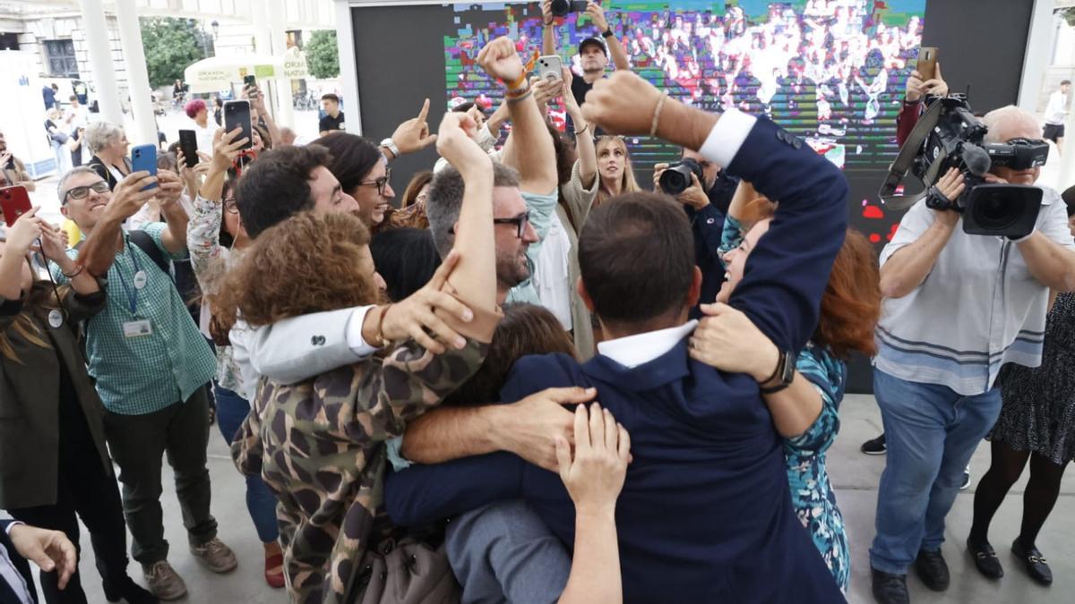 Momento de la celebración de València como Capital Verde Europea 2024