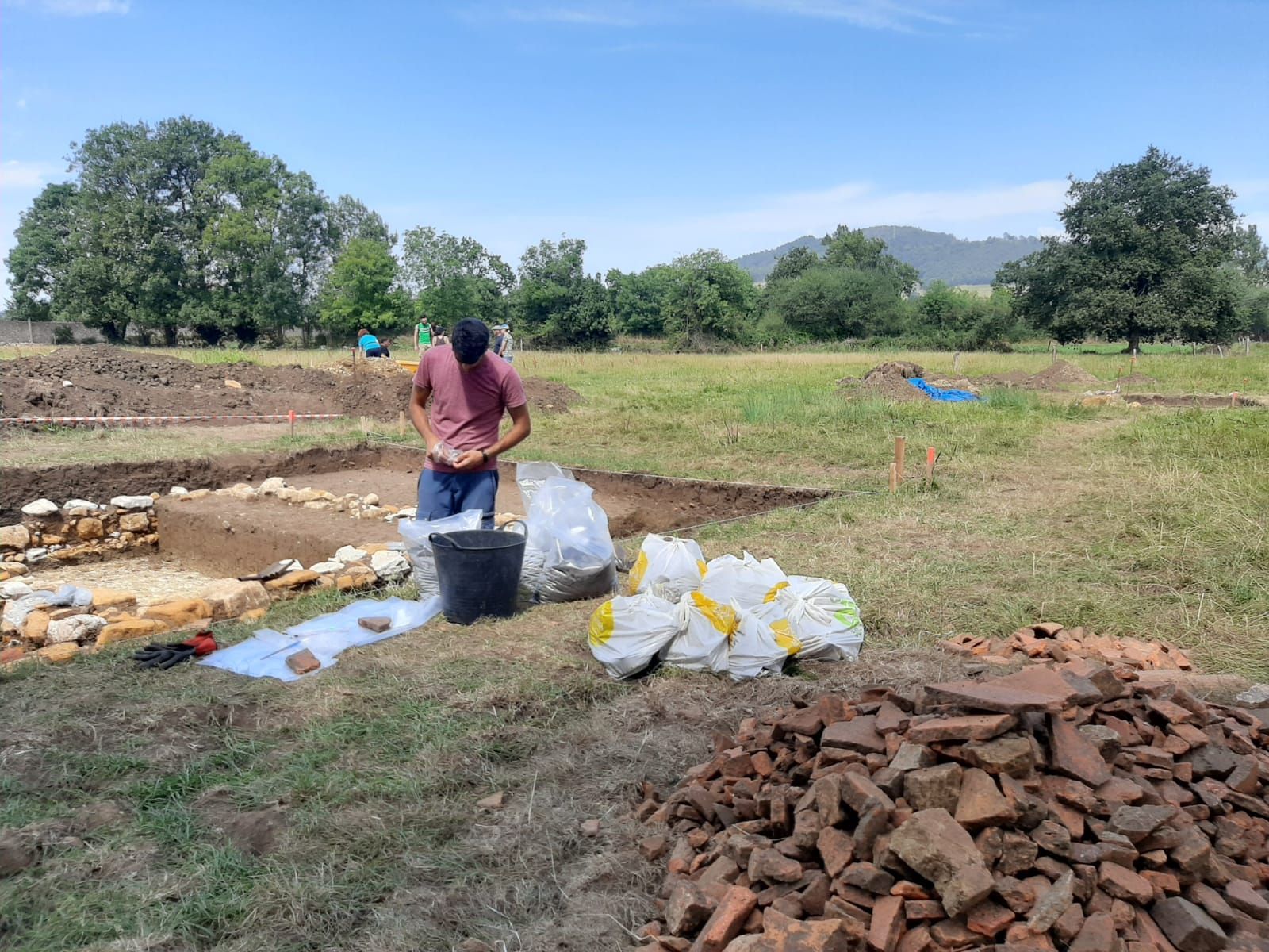 El yacimiento arqueológico Lucus Asturum, en Posada de Llanera: los expertos descubren que durante 400 años hubo población romana asentada allí