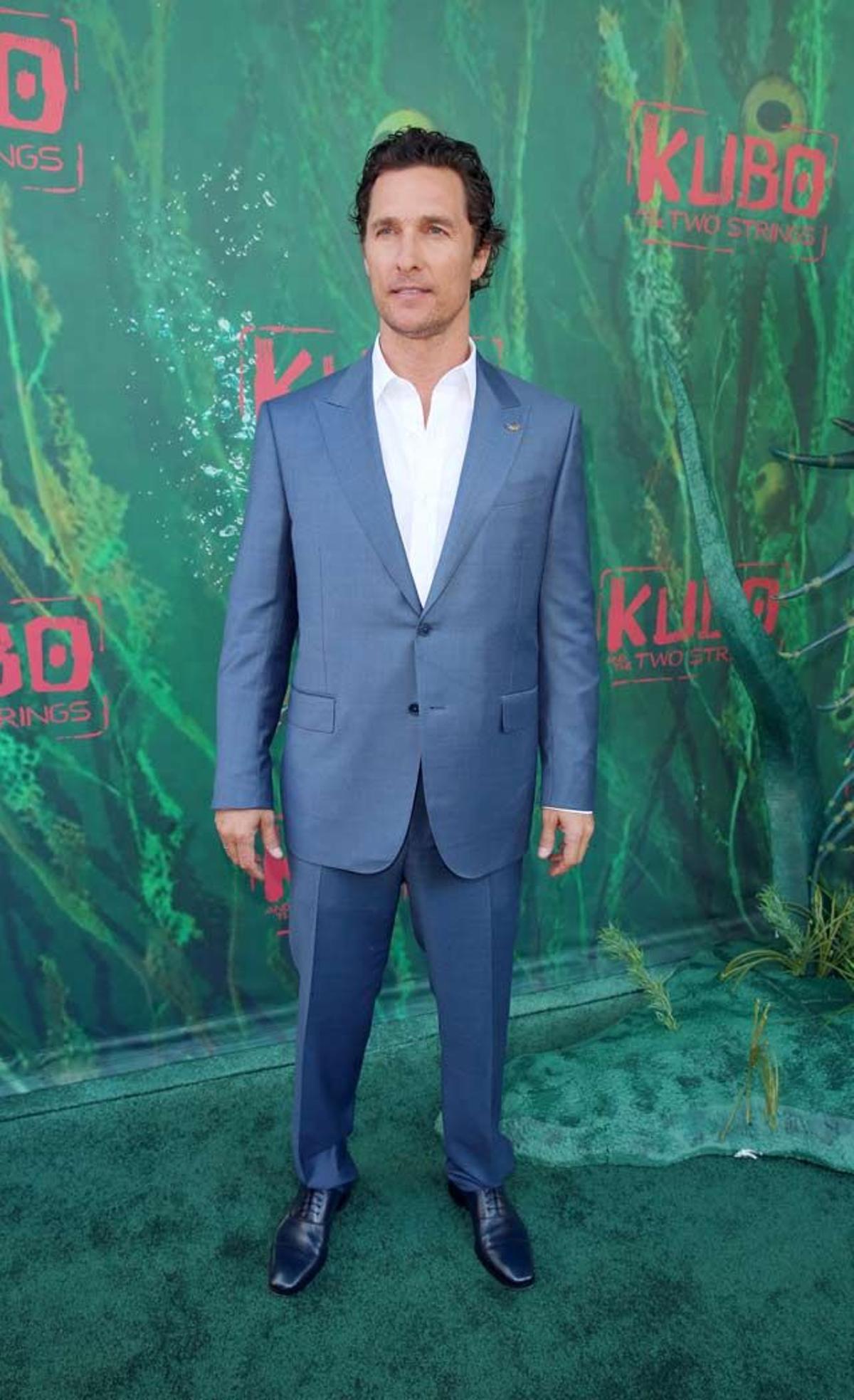 Matthew McConaughey en el estreno de Kubo And The Two Strings'.