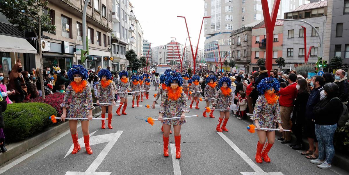 Entroido en Vigo: el desfile de la alegría tras dos años de COVID
