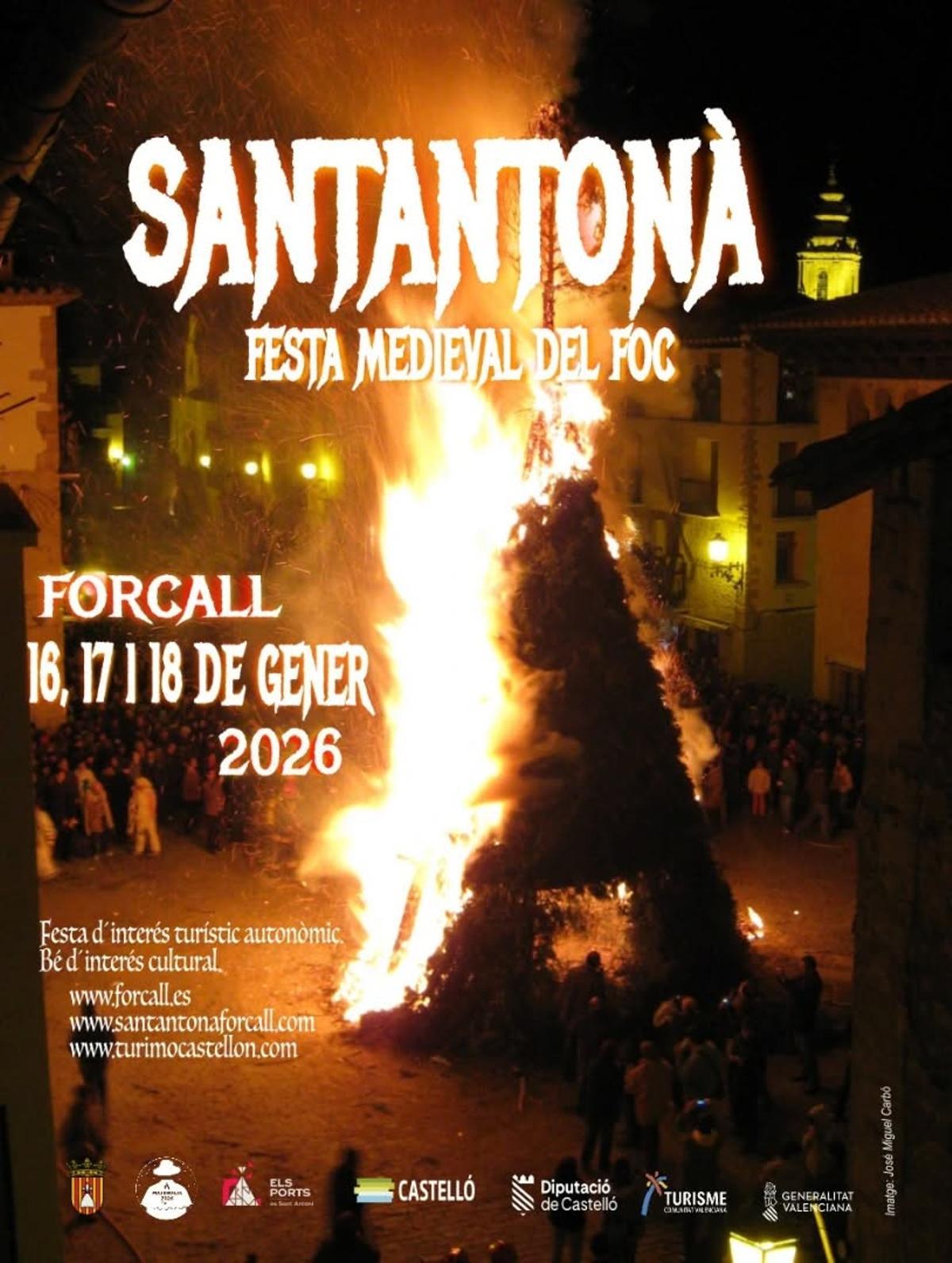 Cartel de Sant Antoni de Forcall 2026.