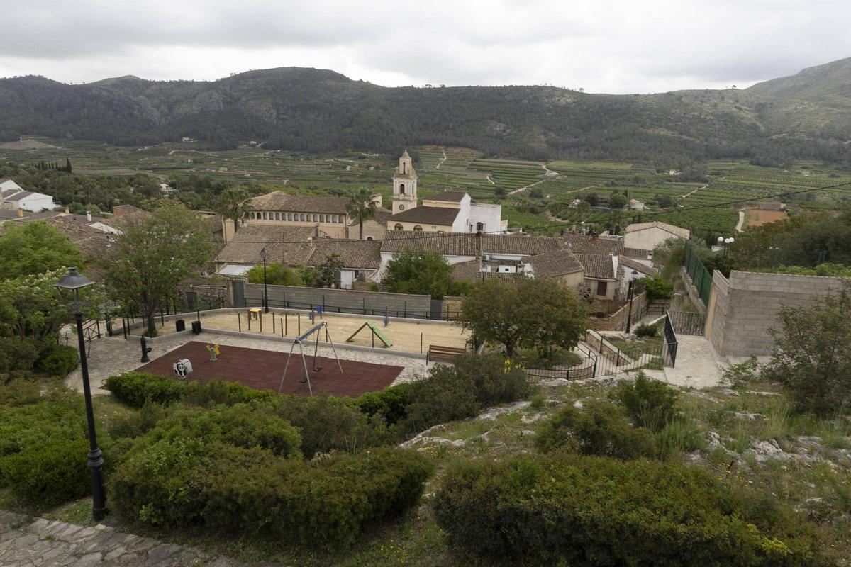 Imagen aérea de Castellonet de la Conquesta.