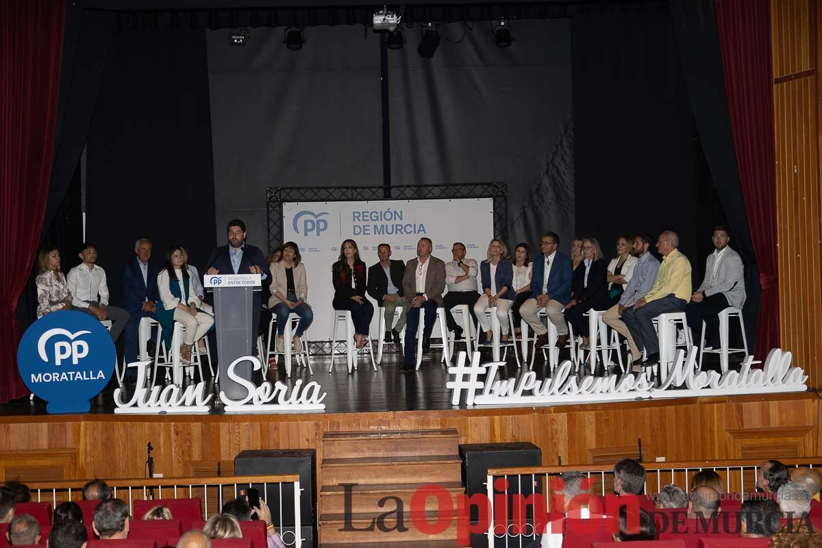 Elecciones 28M: presentación de Juan Soria como candidato del PP a la alcaldía de Moratalla