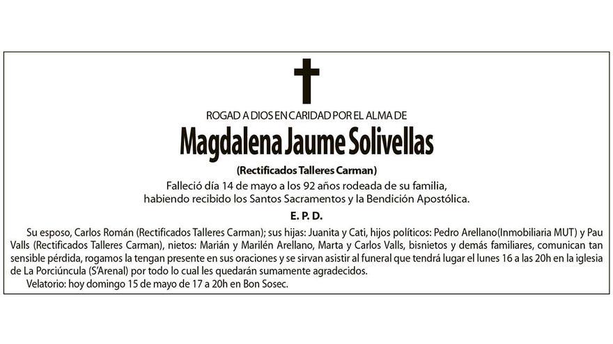 Magdalena Jaume Solivellas