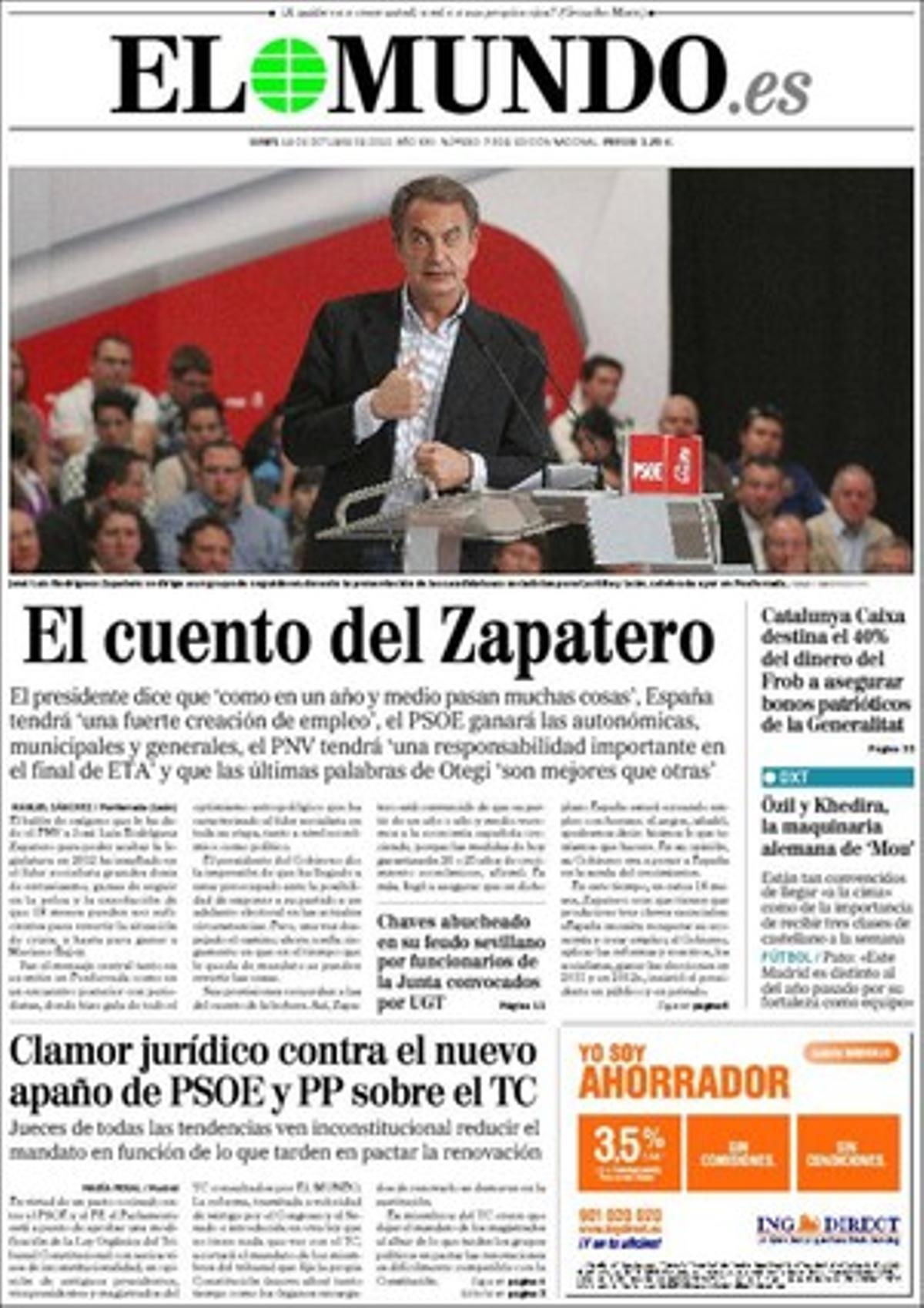 ’El Mundo’, 18/10/2010