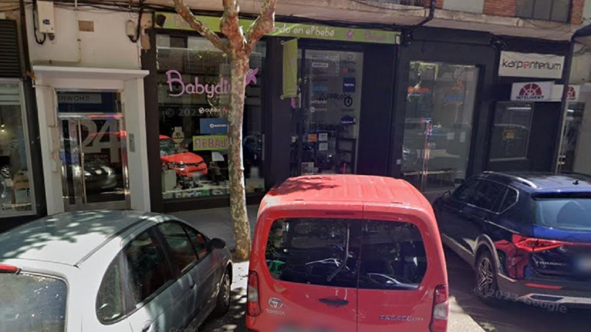 Lugar donde ocurrió el robo este jueves por la tarde.