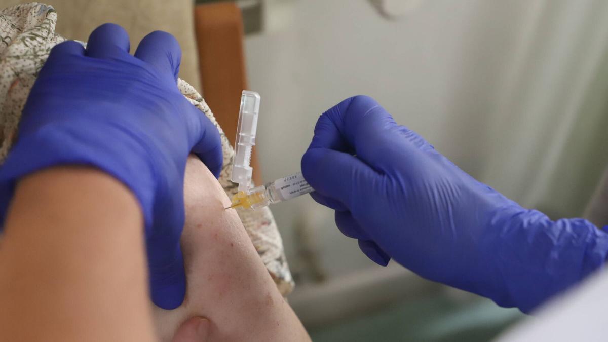 Vacunación de gripe en las residencias de mayores.