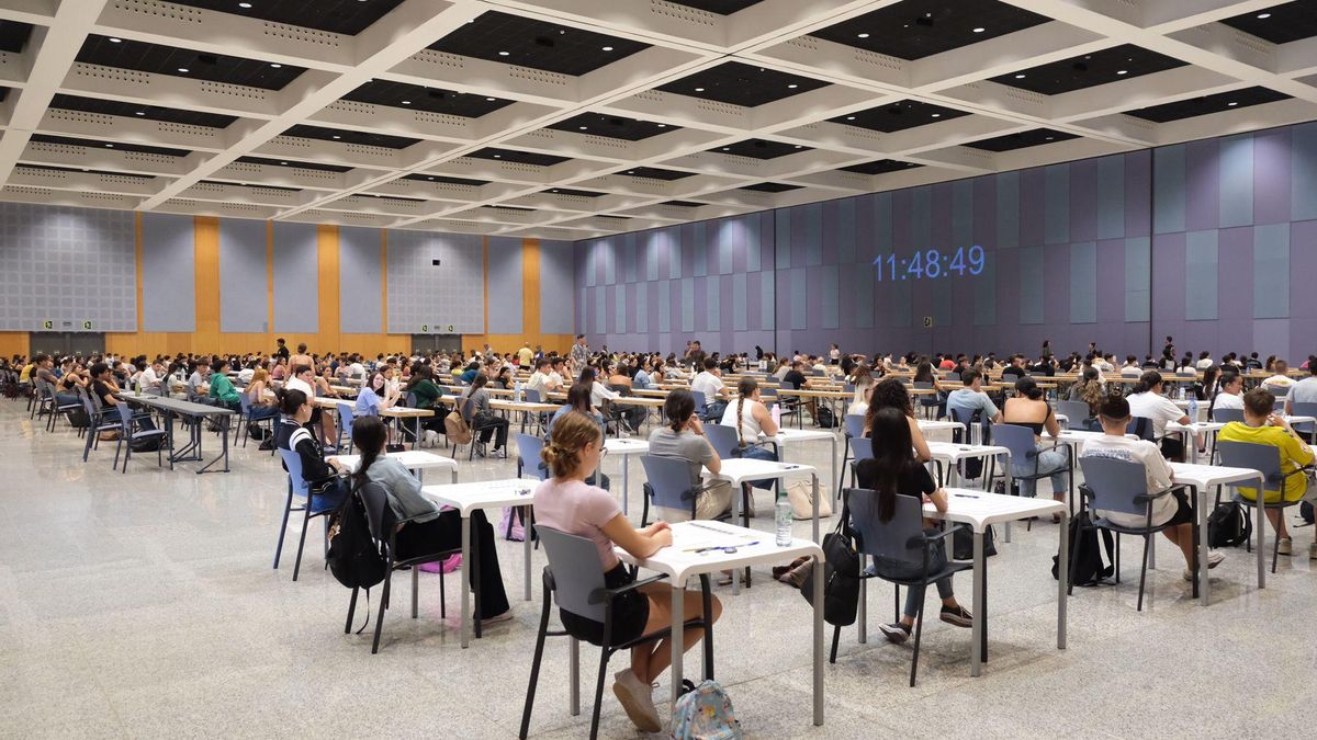 Prueba de la EBAU en el Expomeloneras