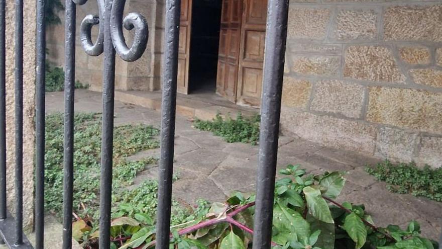 Maleza en la entrada de la capilla. | FdV