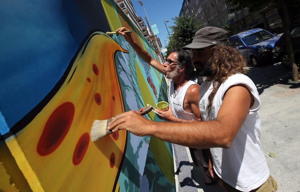 Creadores de calle en Vigo