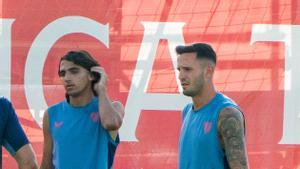 Saúl ya entrena como jugador del Sevilla