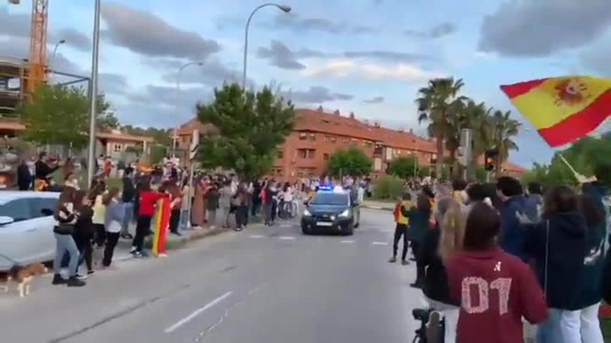 La bochornosa actuación de la Policía ante una manifestación en Madrid