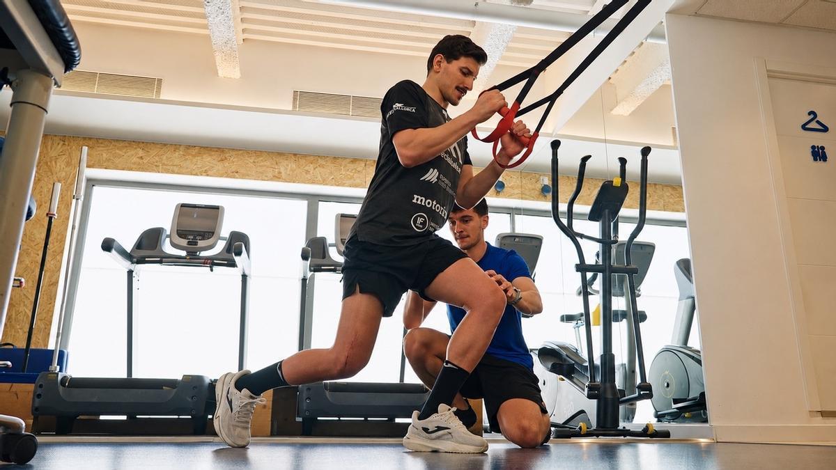Luan Muller trabaja en su recuperación.