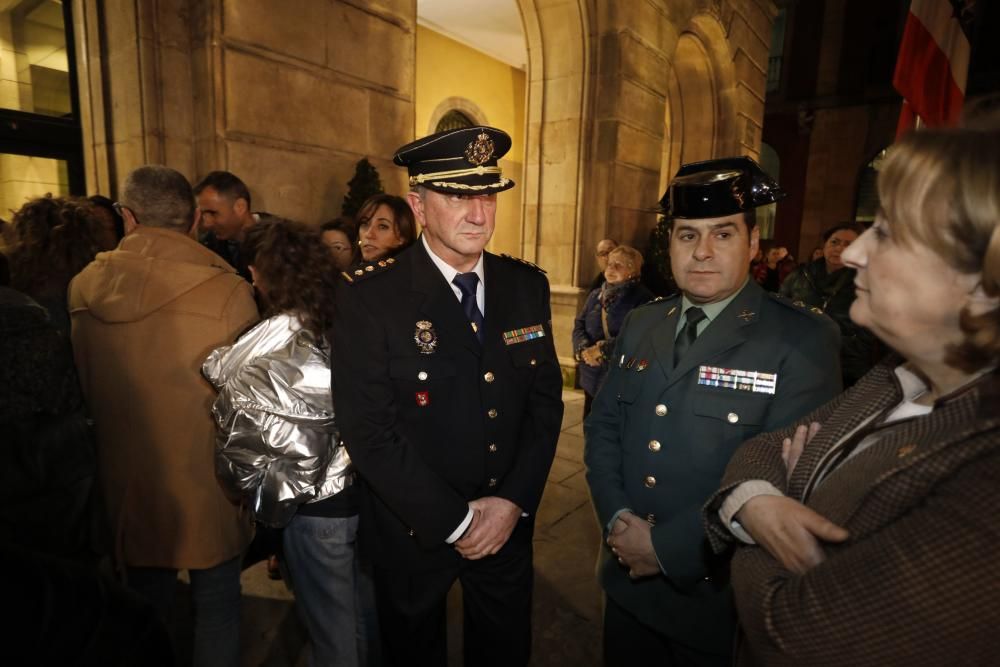 Concentración en Gijón por el asesinato de Lorena Dacuña