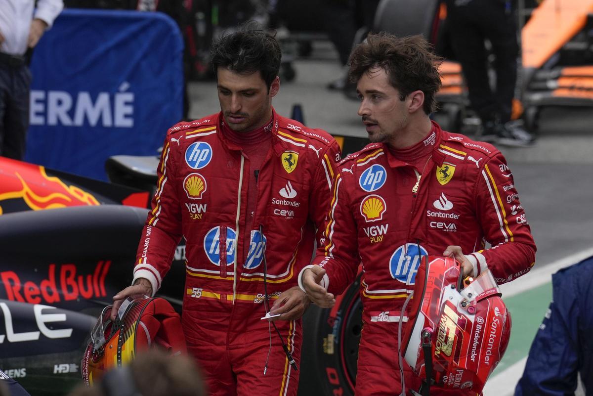 Sainz y Leclerc