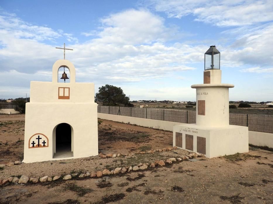 Un jardín con Formentera en miniatura