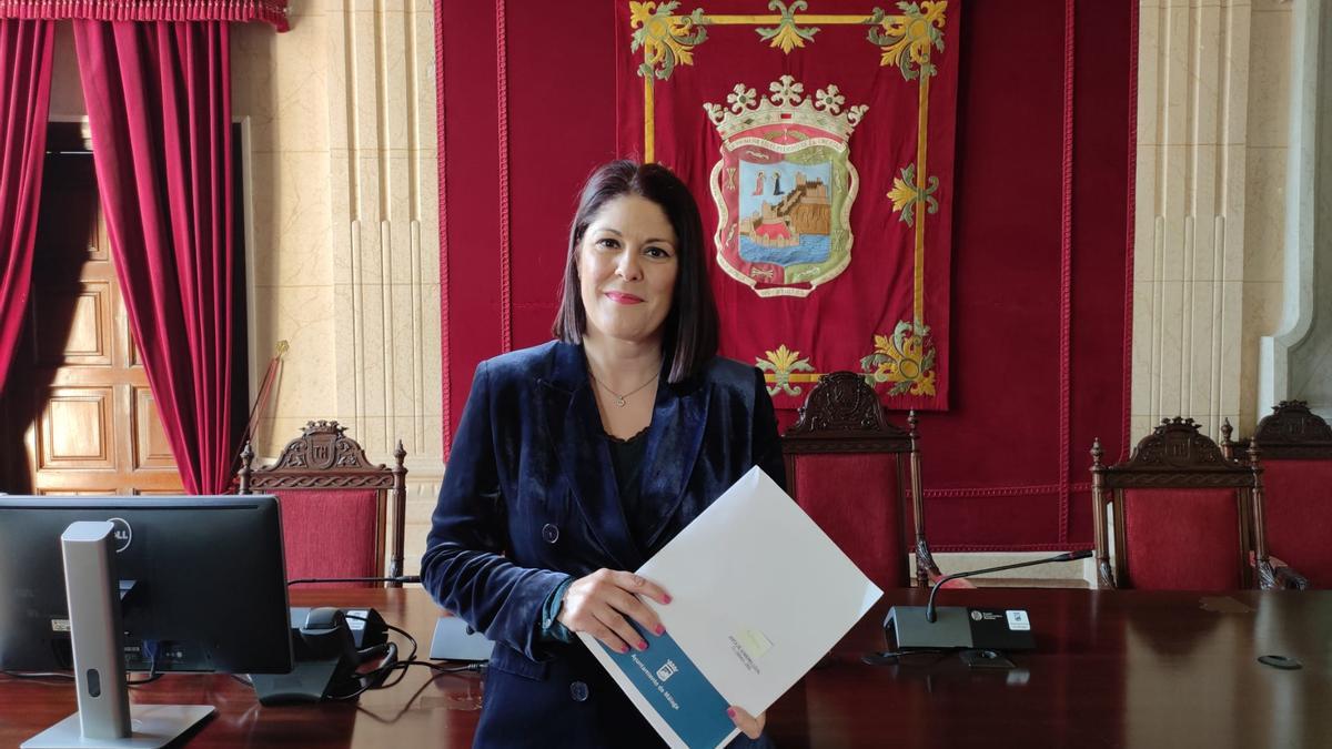 Noelia Losada, alcaldesa de Málaga en funciones.