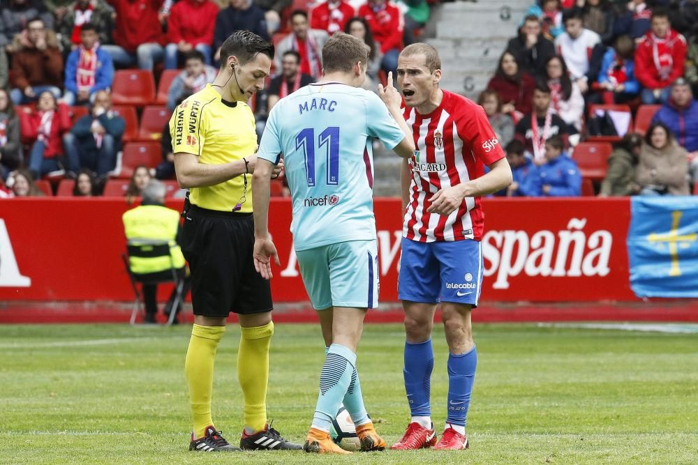 Sporting - Barclona B, en imágenes