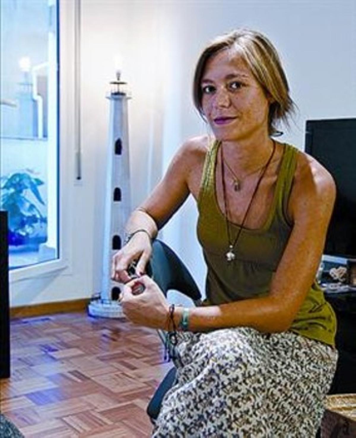 Ana Balaña, al pis que s’acaba de comprar.