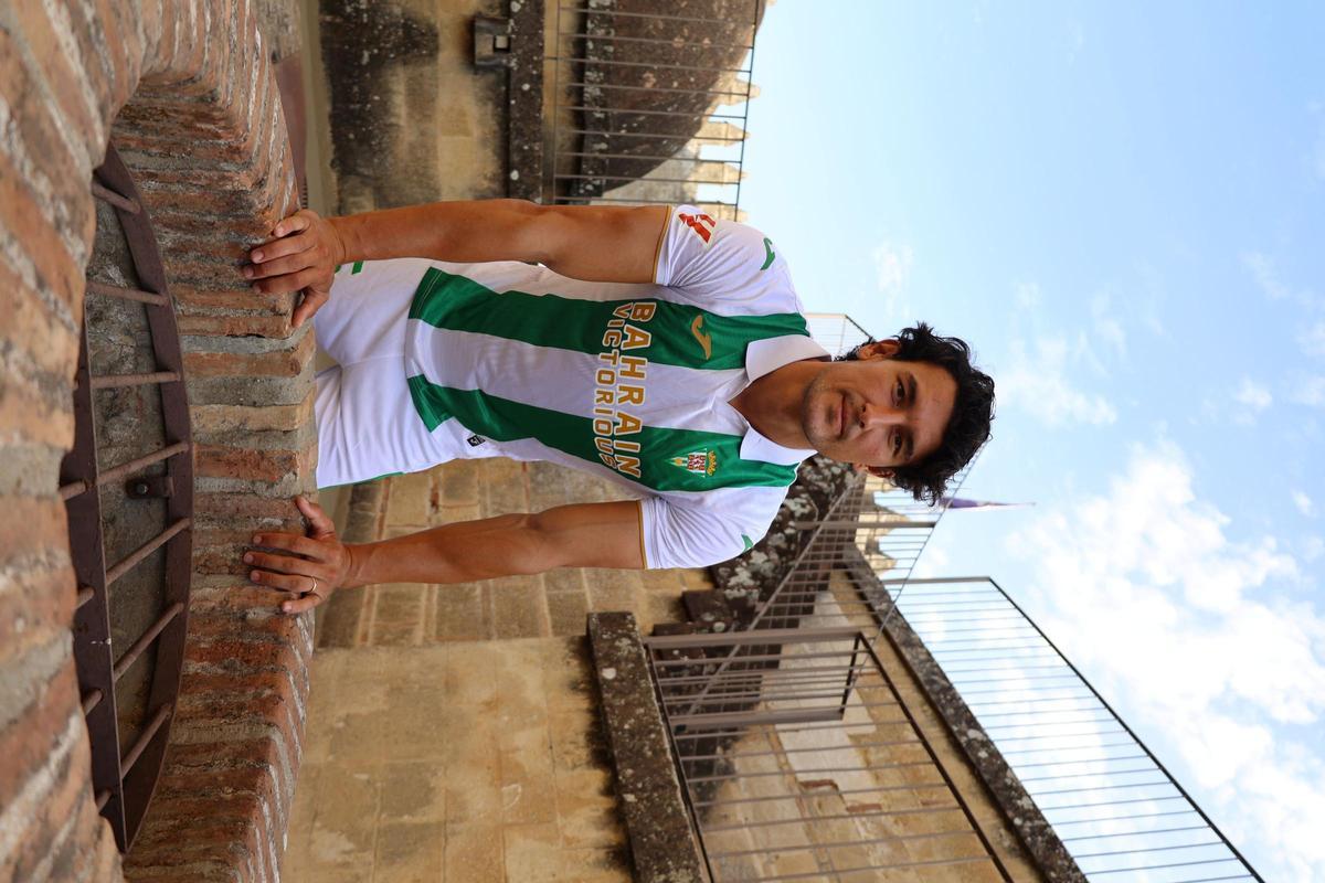 Juan Gutiérrez, en el Castillo de Almodóvar.