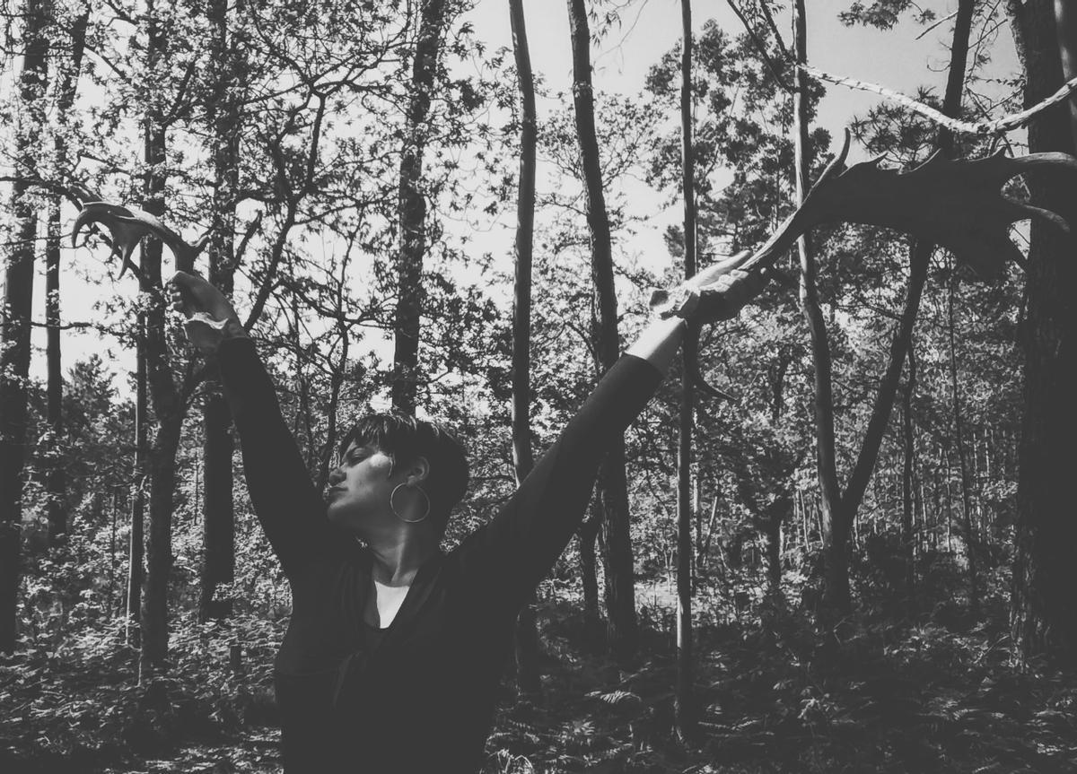 Fotografía incluida en el poemario «Teotzin».