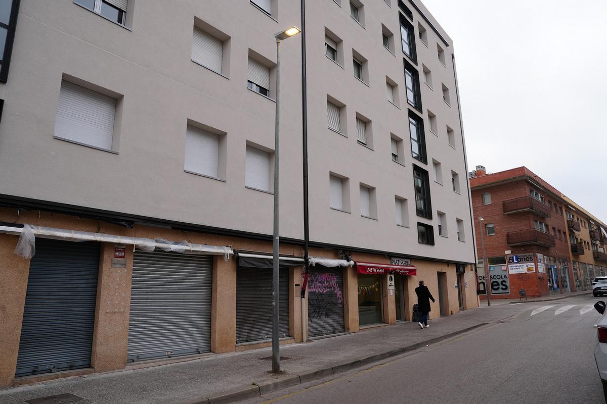 Un tram del carrer de la Rutlla.