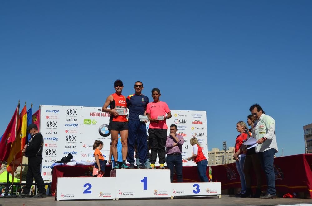 Ganadores de la Media Maratón de Cartagena